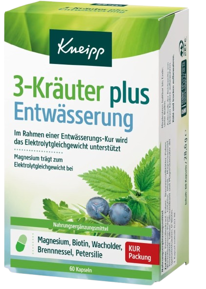 3-Kräuter plus Entwässerung