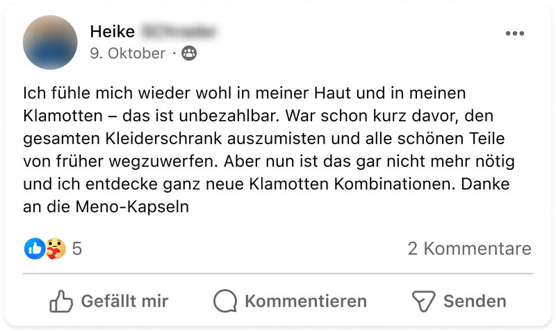 Meno abnehmen facebook heike